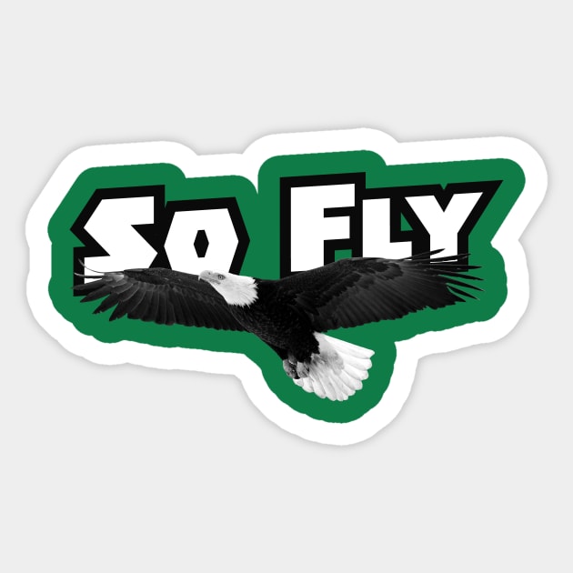 Philadelphia Eagles So Fly Sticker by lavdog